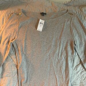 Grey Ann Taylor top